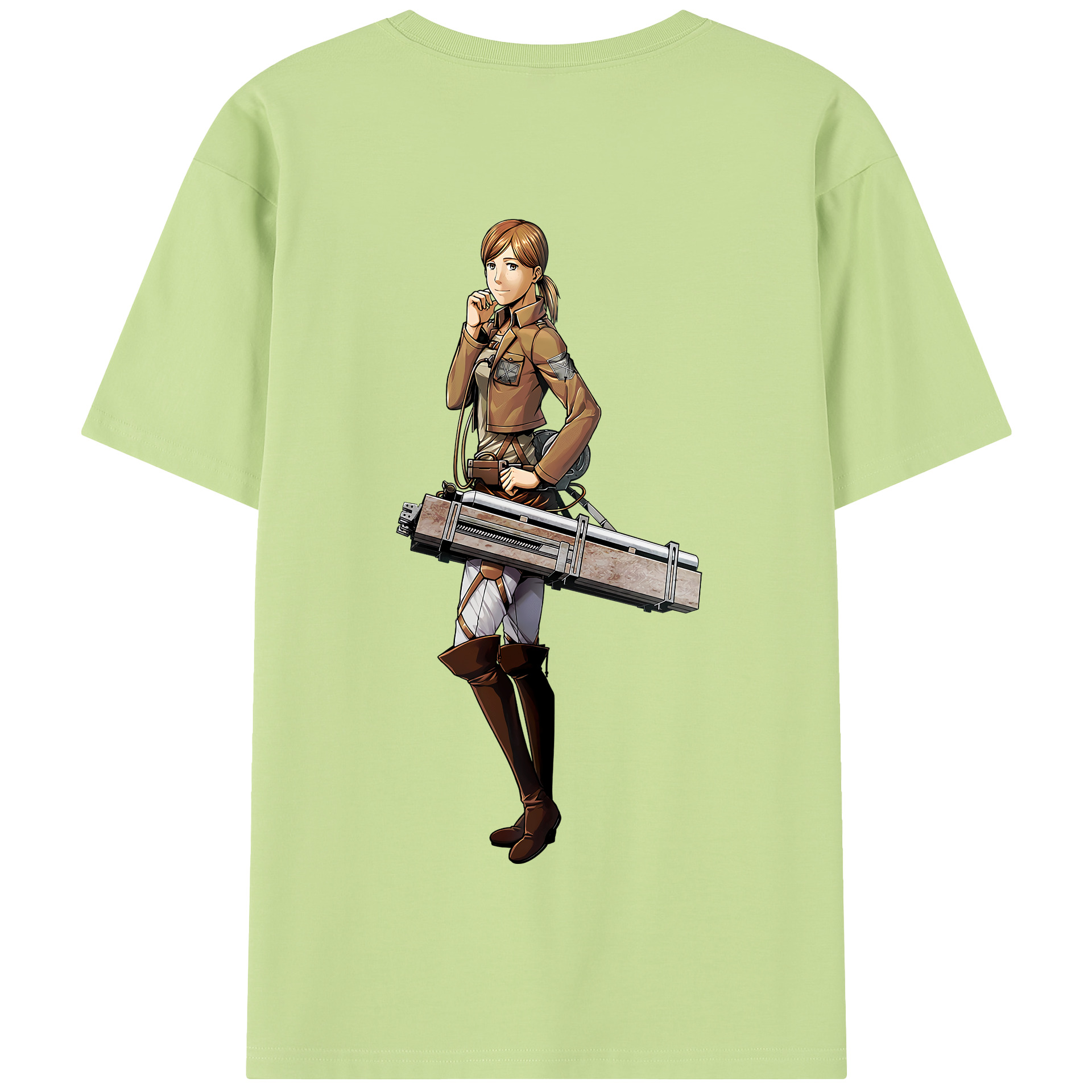 （画像用） 進撃の巨人 Attack on Titan 綿100％半袖Tシャツ（背面プリント）